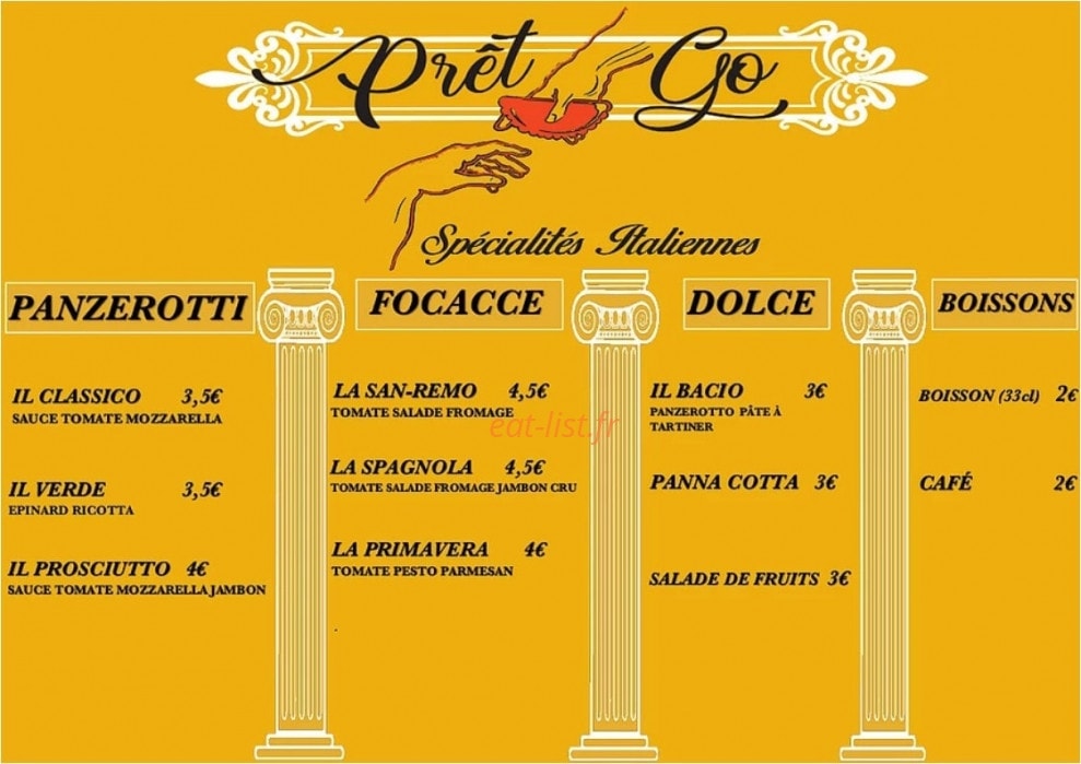 Prêt Go — carte page 1