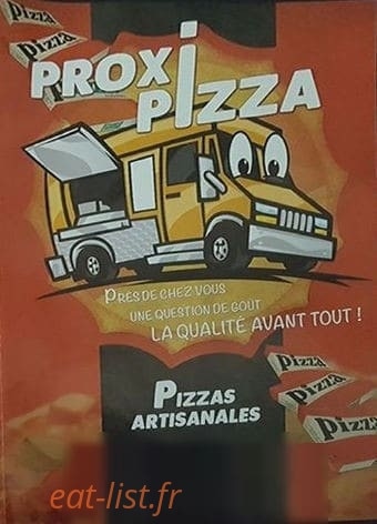 Proxi Pizza — carte page 1