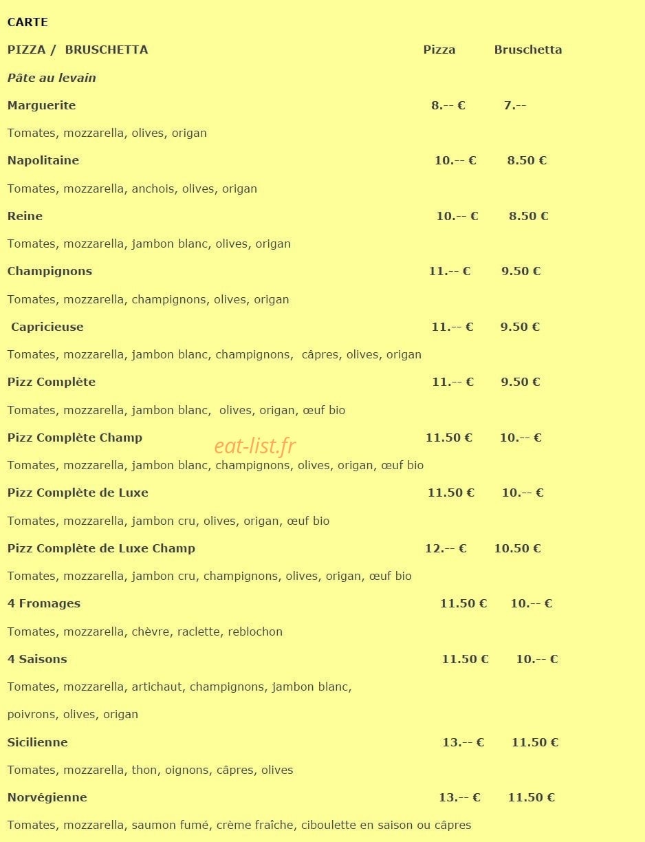 Pti Billig — carte page 1
