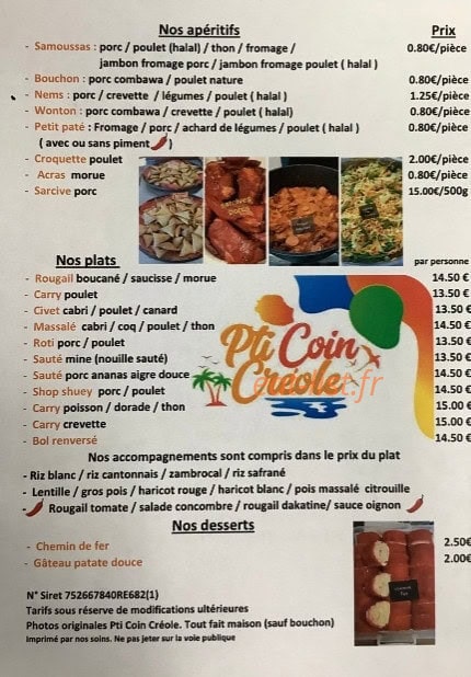 Pti Coin Créole — carte page 3