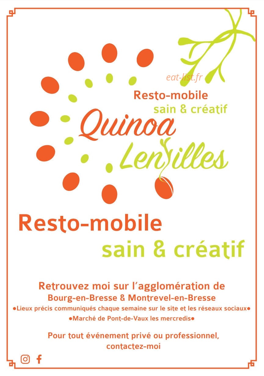 Quinoa Lentilles — carte page 1