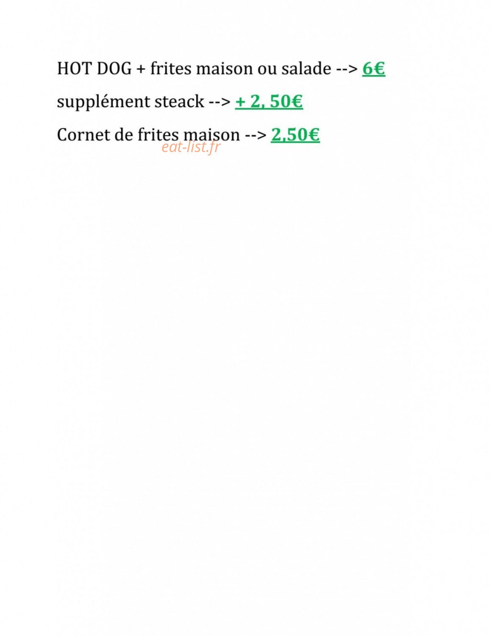 R'stream Burger — carte page 3