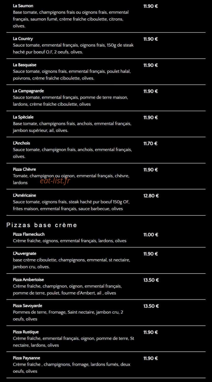 Remi Pizza — carte page 4