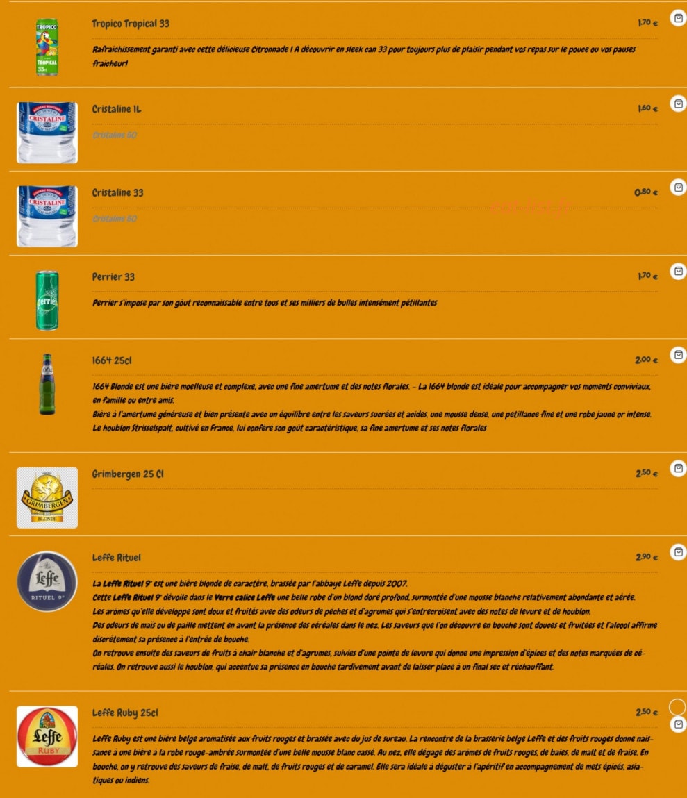 Remorque a burger — carte page 5