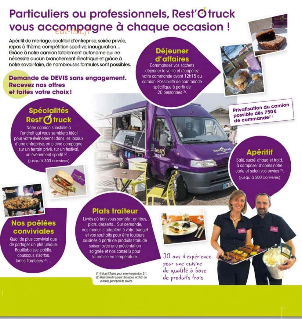 Rest'O truck — carte page 3