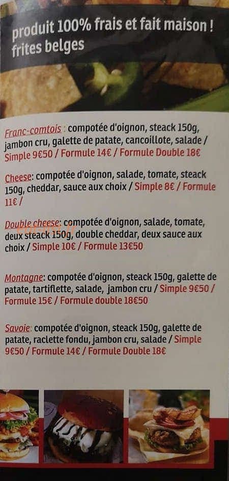 Revisited Burger — carte page 2