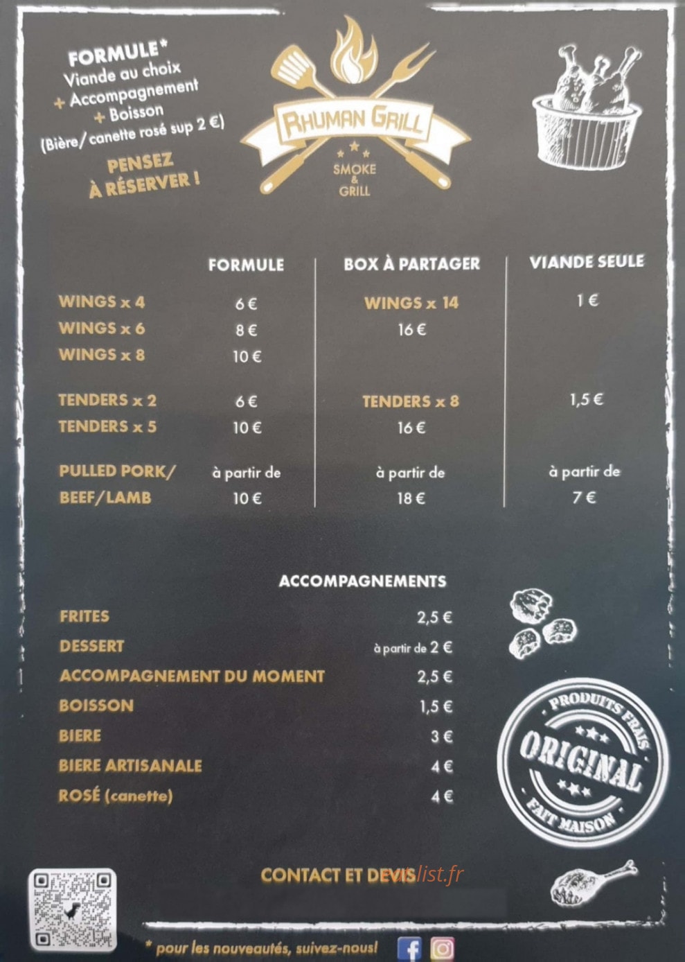 Rhuman Grill — carte page 2