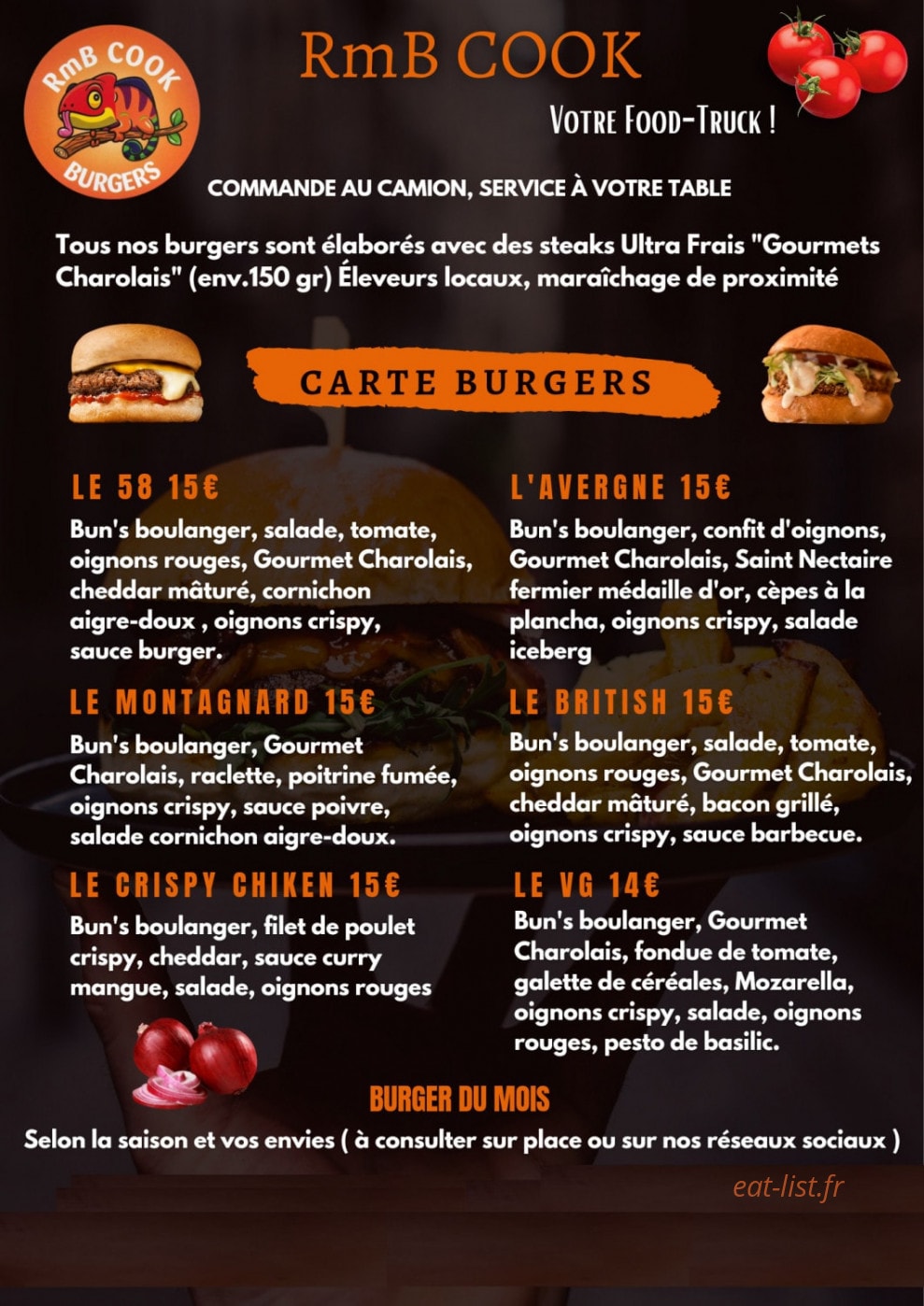 RmB Cook — carte page 1