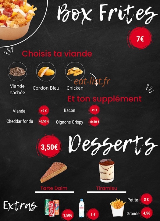 RN6 Food — carte page 3