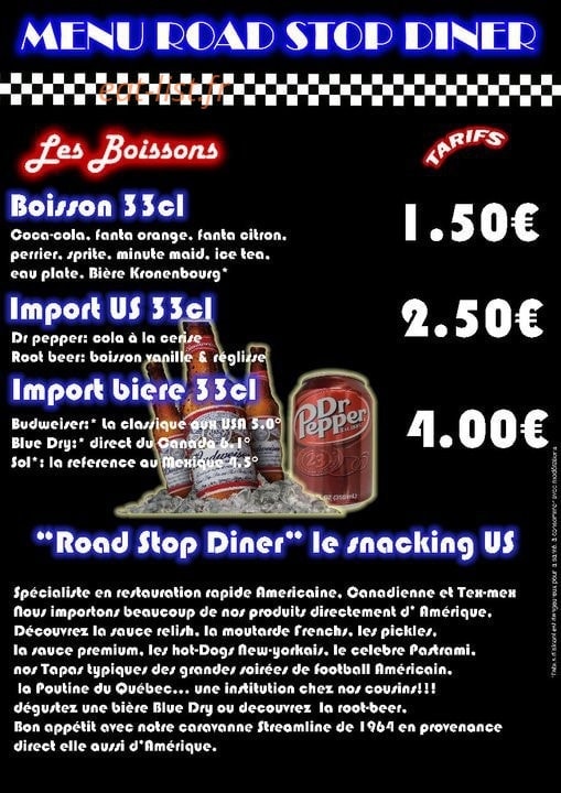 Road Stop Diner — carte page 5