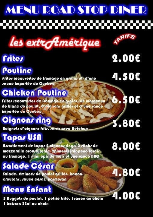 Road Stop Diner — carte page 3