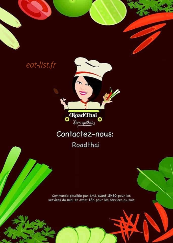 Road Thai — carte page 1