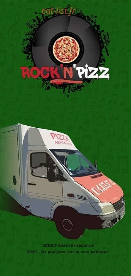 Rock'n'Pizz — carte page 1