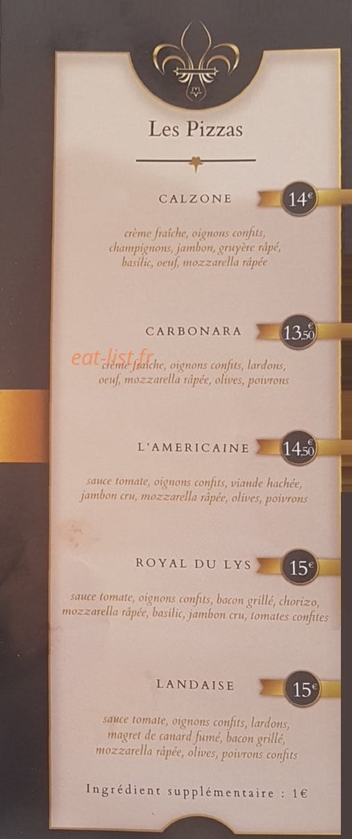 Royal du Lys — carte page 3