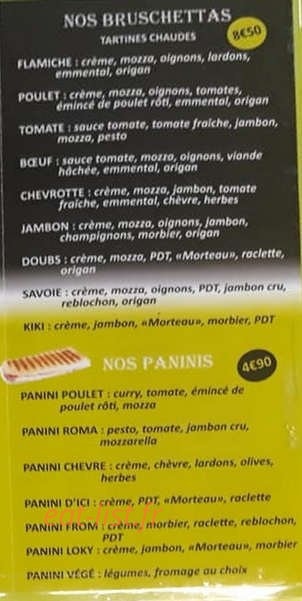 Royal food truck — carte page 4