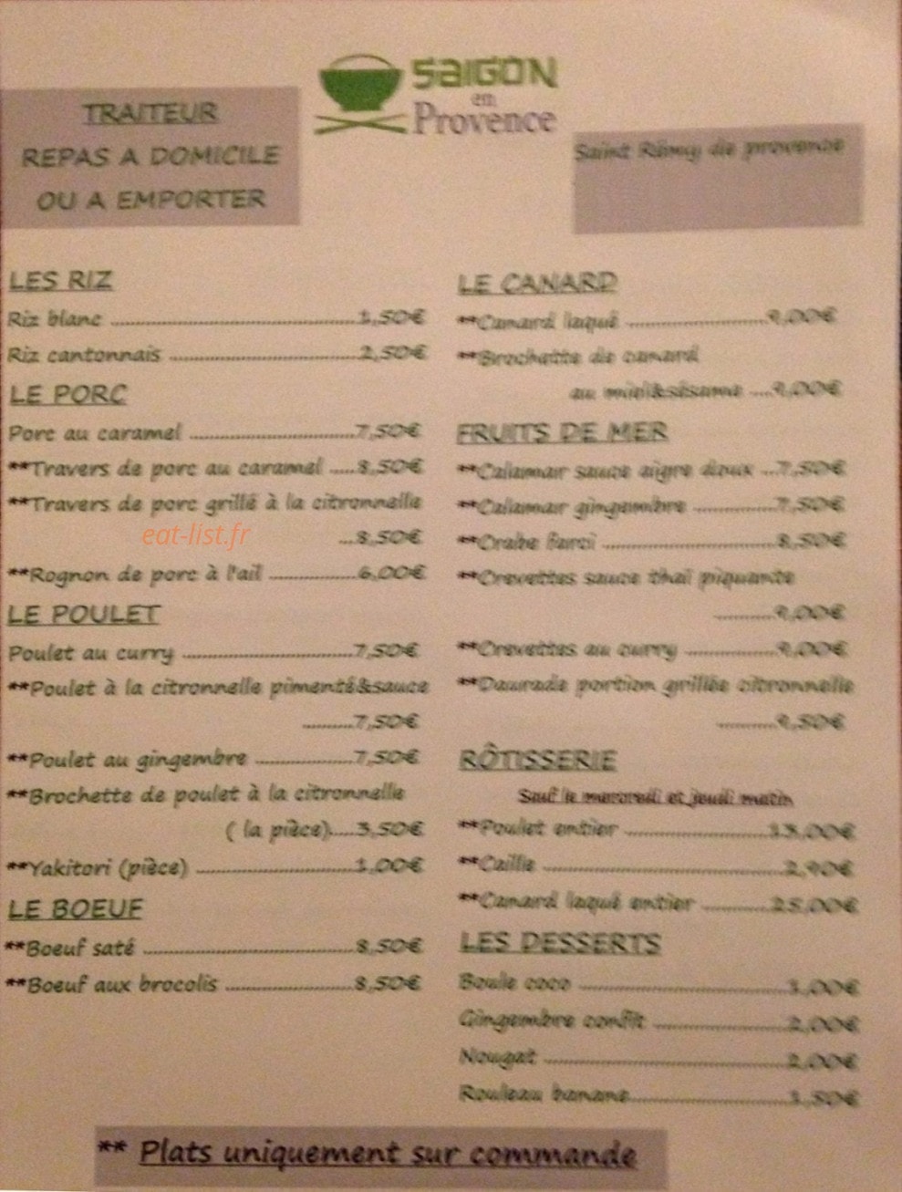 Saïgon en Provence — carte page 1