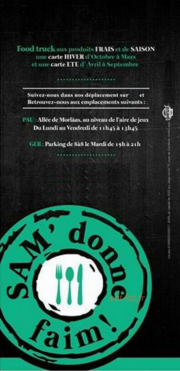 Sam' donne faim — carte page 4