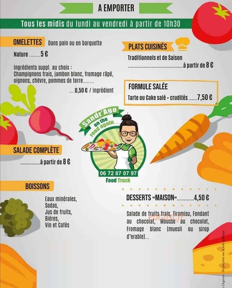 Sandr'Ago — carte page 1