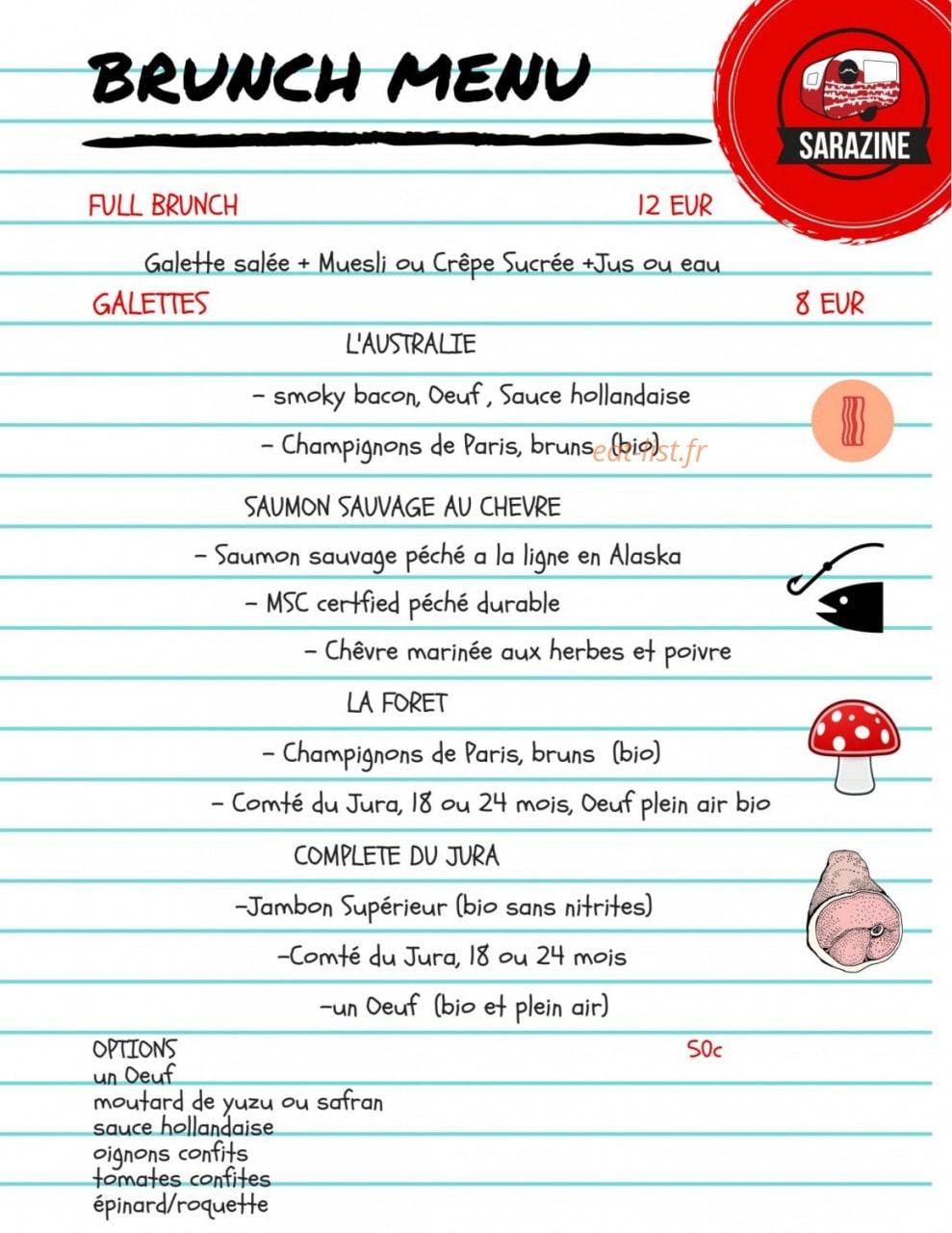 Sarazine — carte page 1