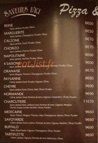 Saveurs d'ici — carte page 2
