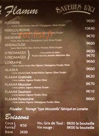 Saveurs d'ici — carte page 3