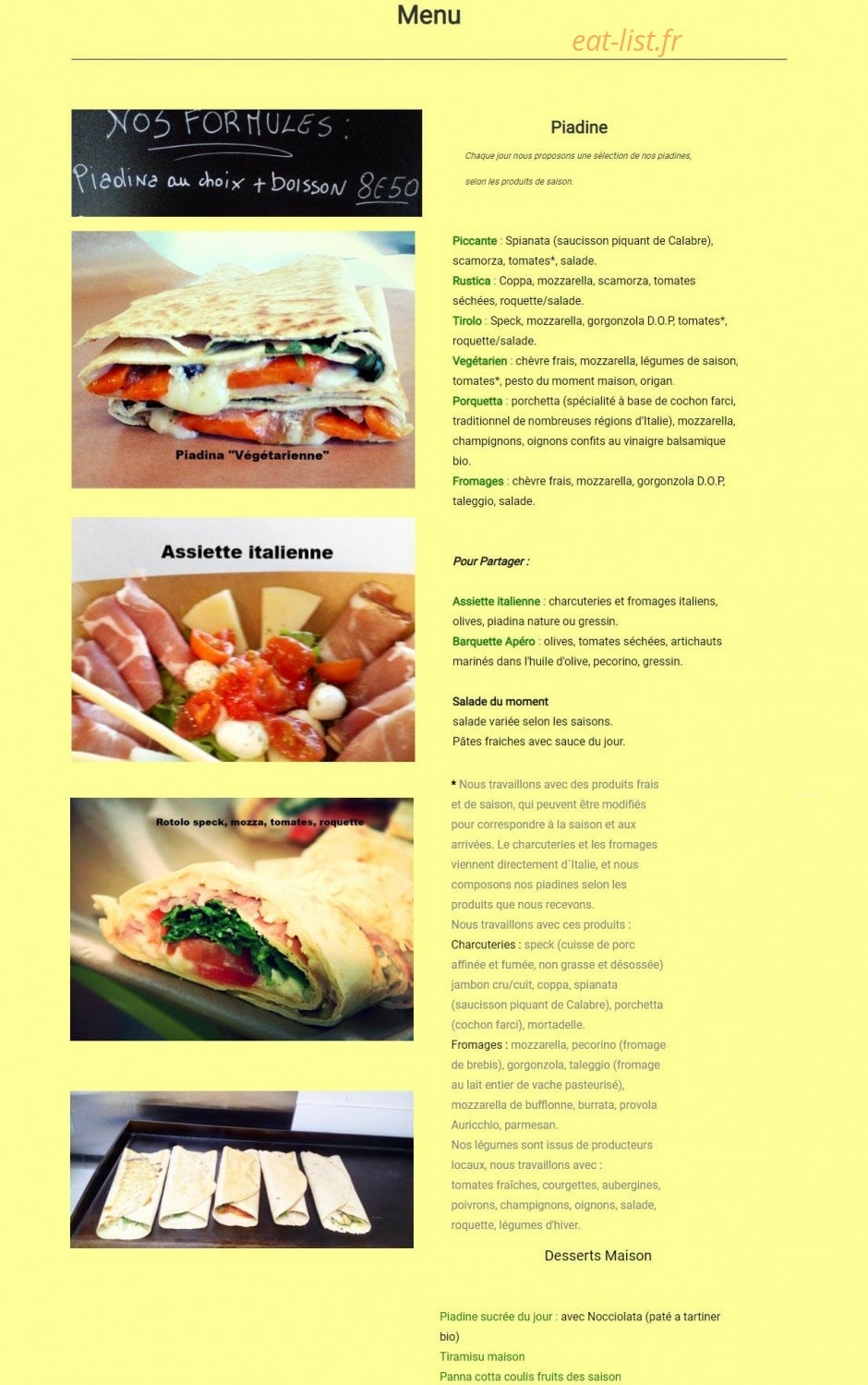 Seltz et limone — carte page 1