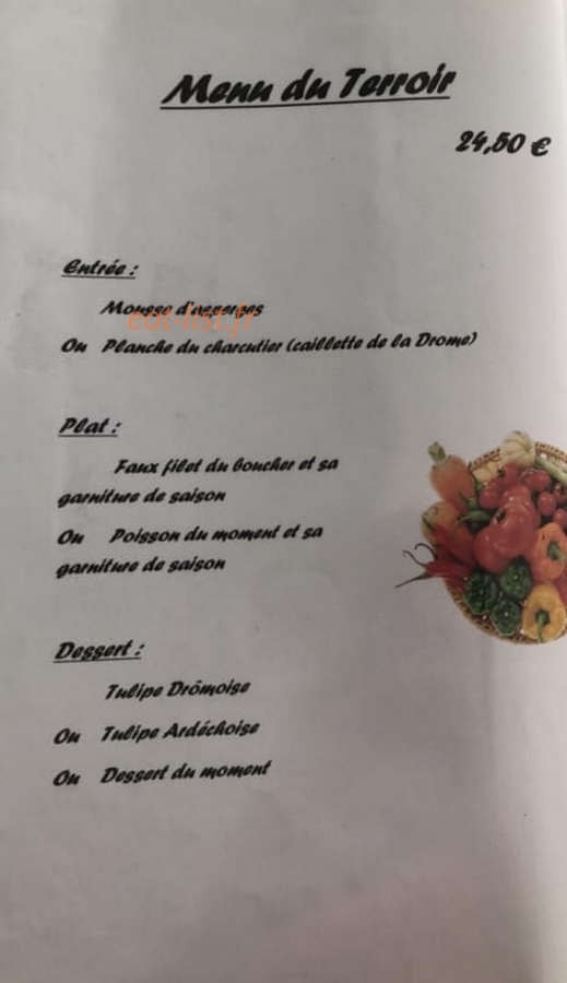Snack a l'Or — carte page 2