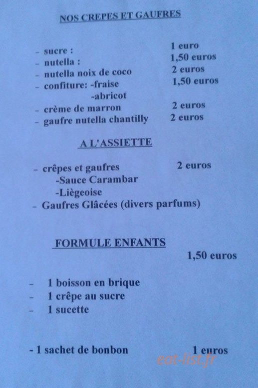 Snack ché fanny — carte page 5