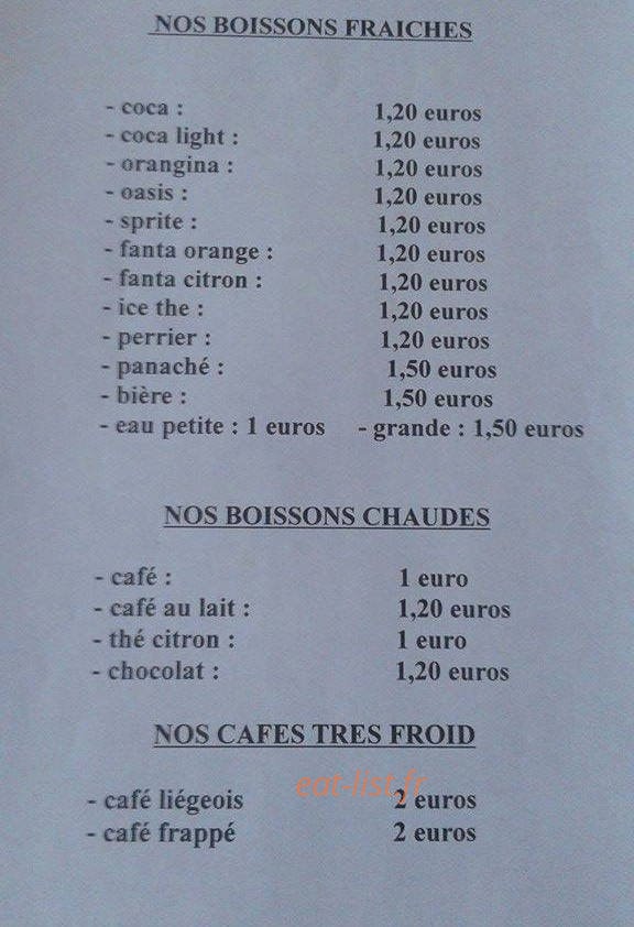 Snack ché fanny — carte page 4