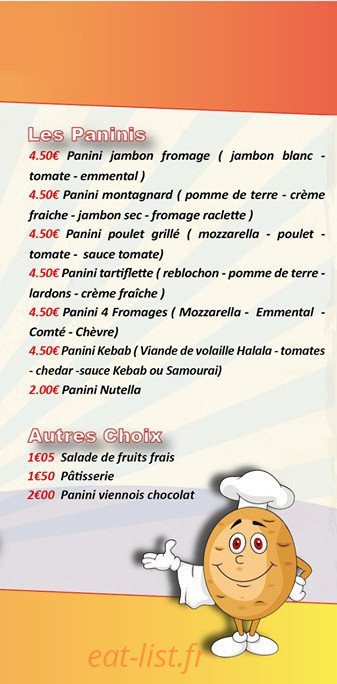 Snack Food Patatos — carte page 3