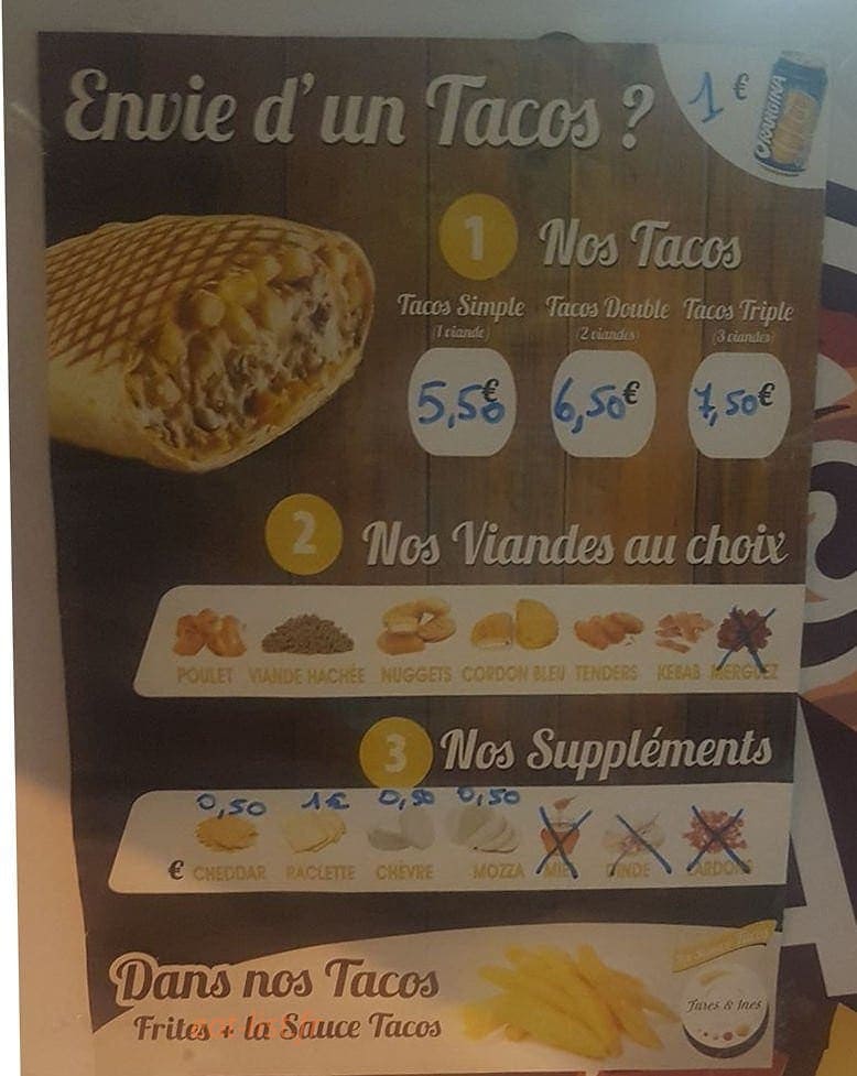 Snack kebab — carte page 2