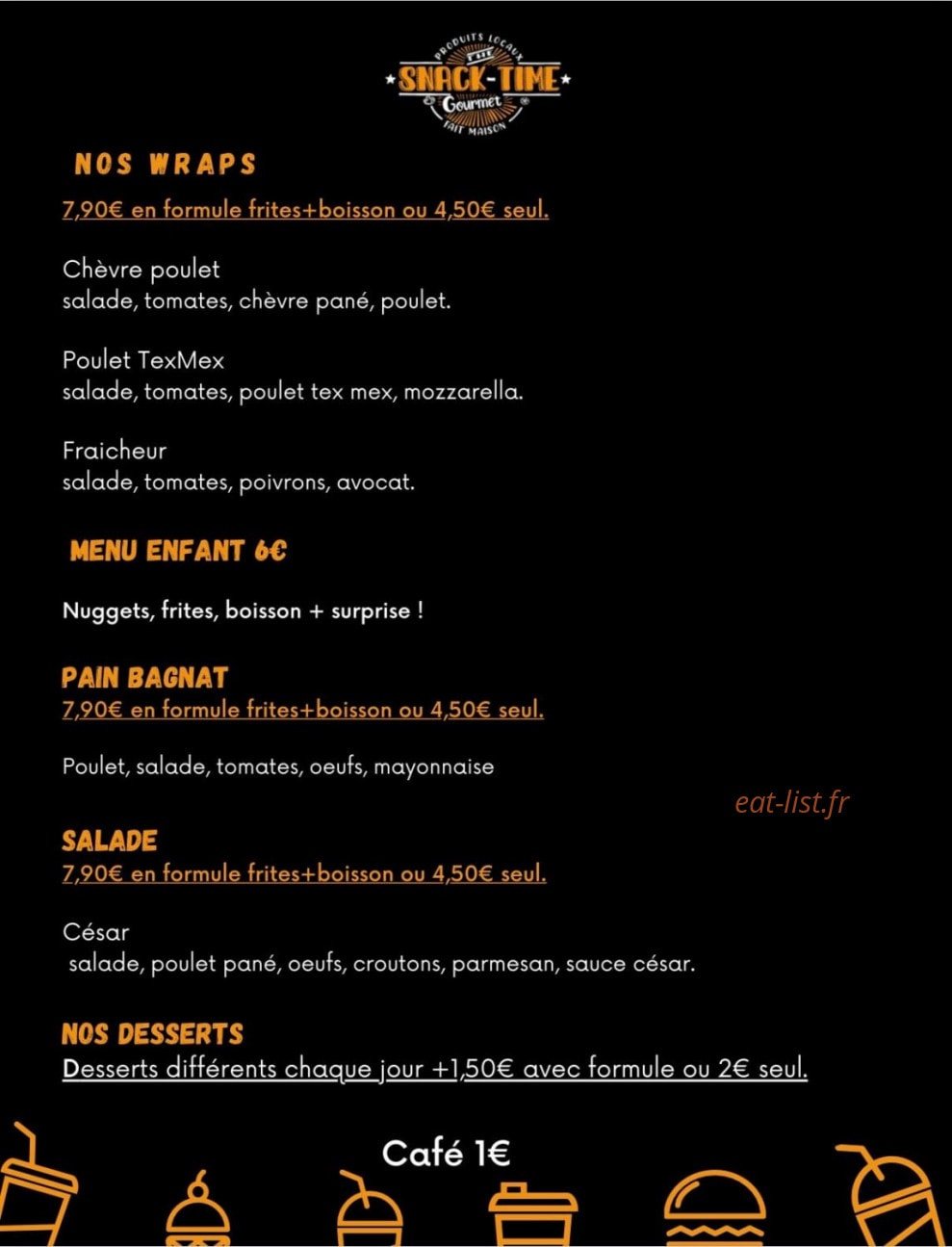 Snack Time — carte page 2