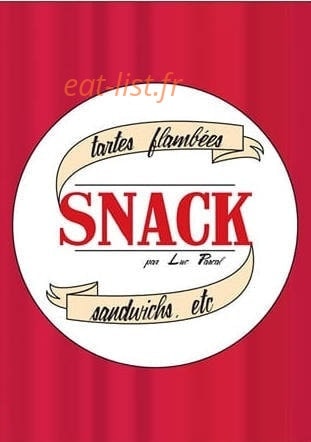 Snack — carte page 1