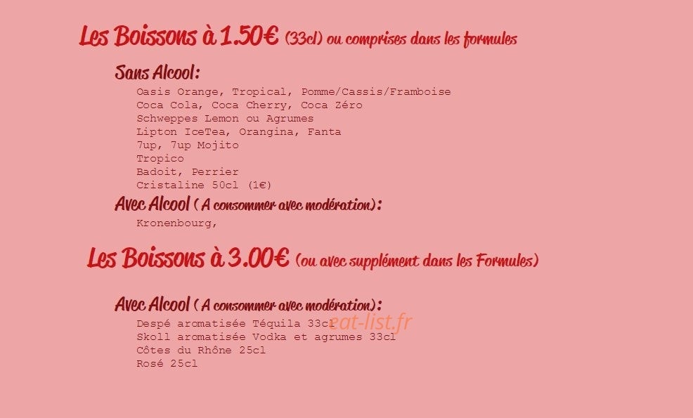 Snackinbus — carte page 2
