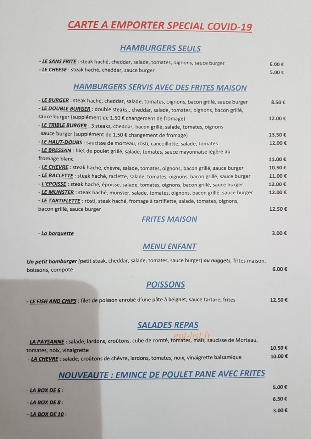 SO British — carte page 1