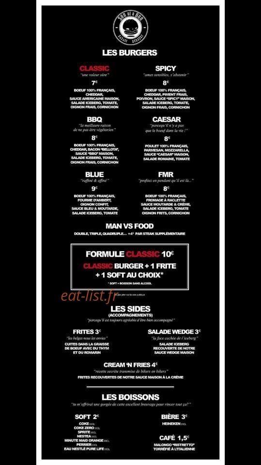 Son of bun — carte page 1