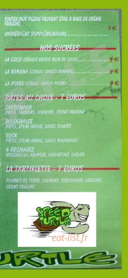 Speed Turtle — carte page 3