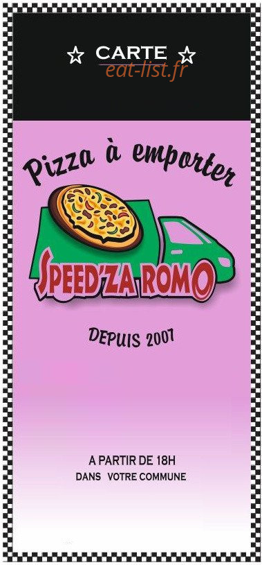 Speed'za romo — carte page 1