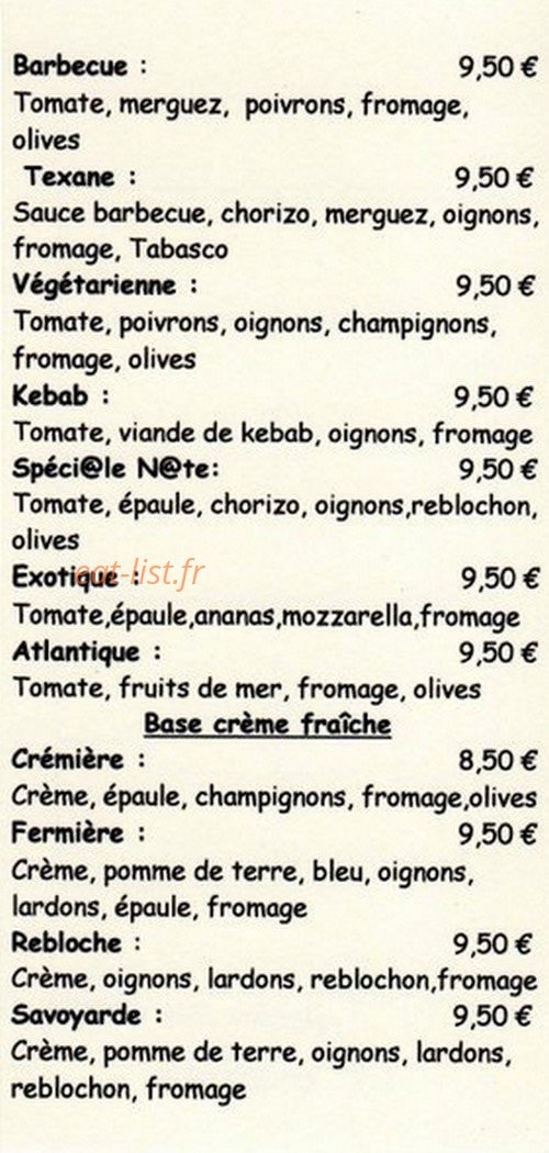 Storia Pizza — carte page 3