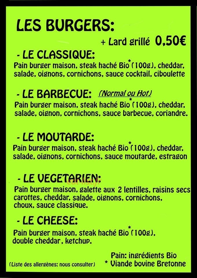 Straed Cantine — carte page 2