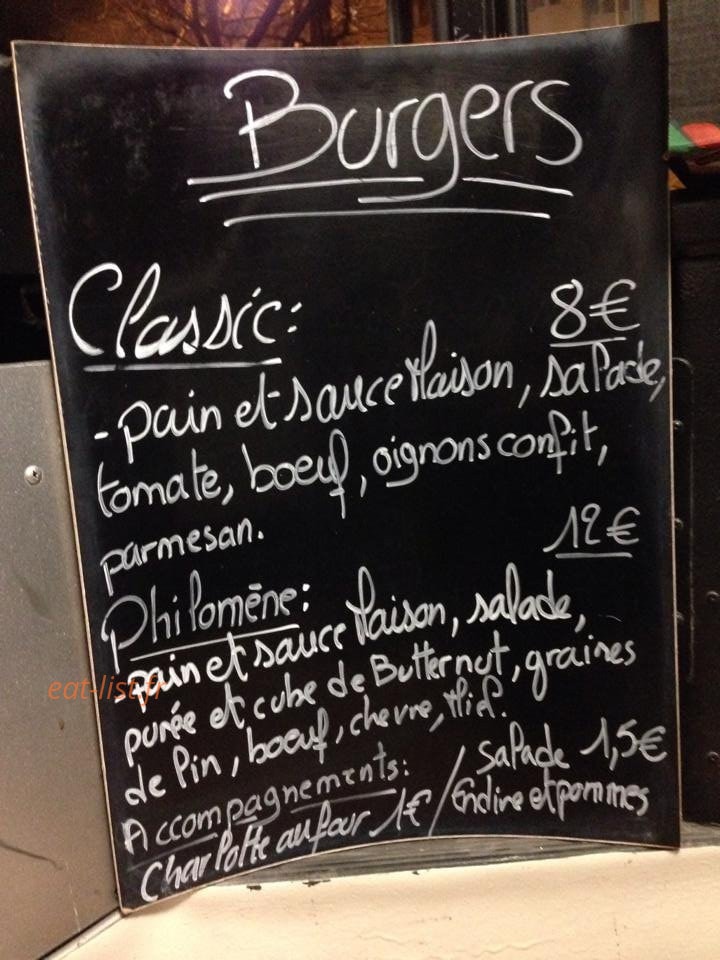 Street Food Claire et Hugo — carte page 1