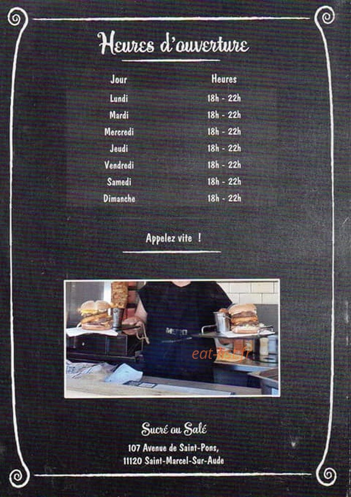 Sucré ou Salé — carte page 4