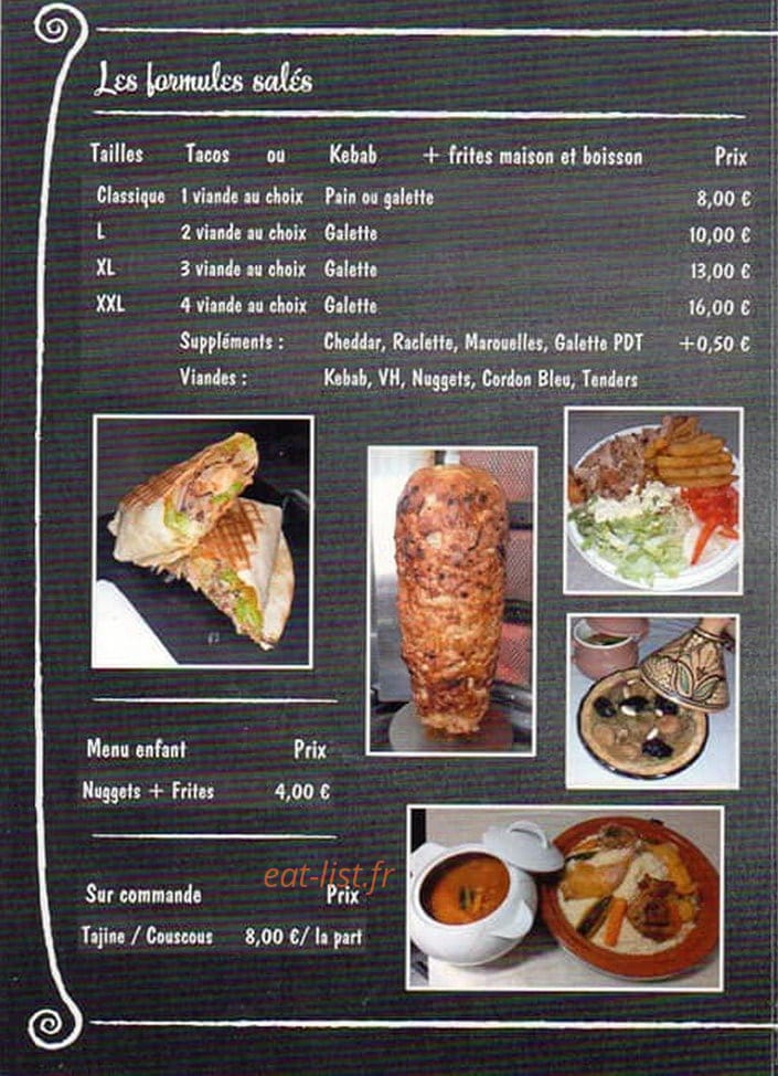 Sucré ou Salé — carte page 2