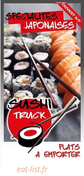 Sushi Truck — carte page 1