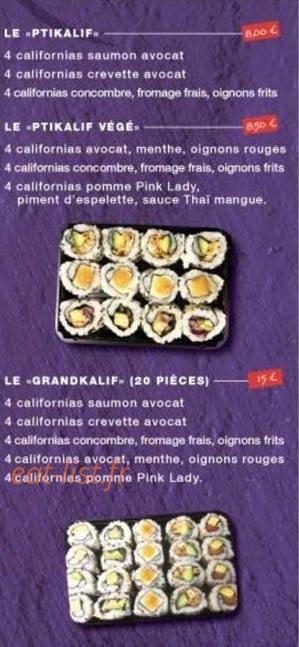 Sushigian — carte page 4