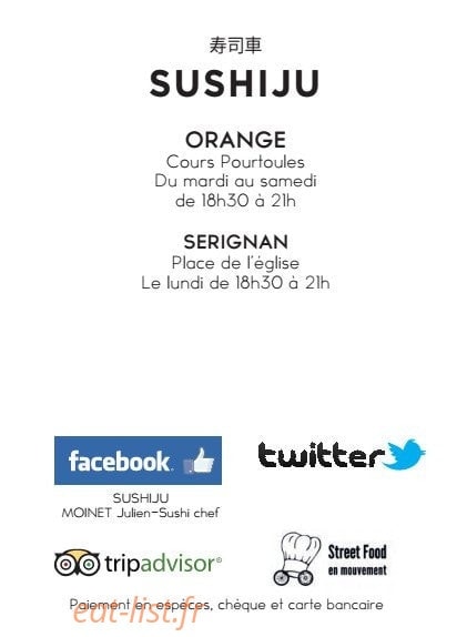 Sushiju — carte page 6
