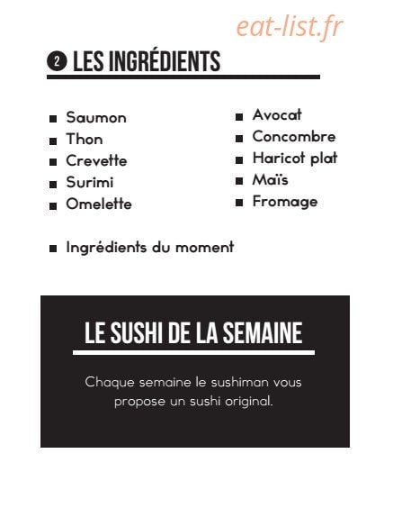 Sushiju — carte page 4
