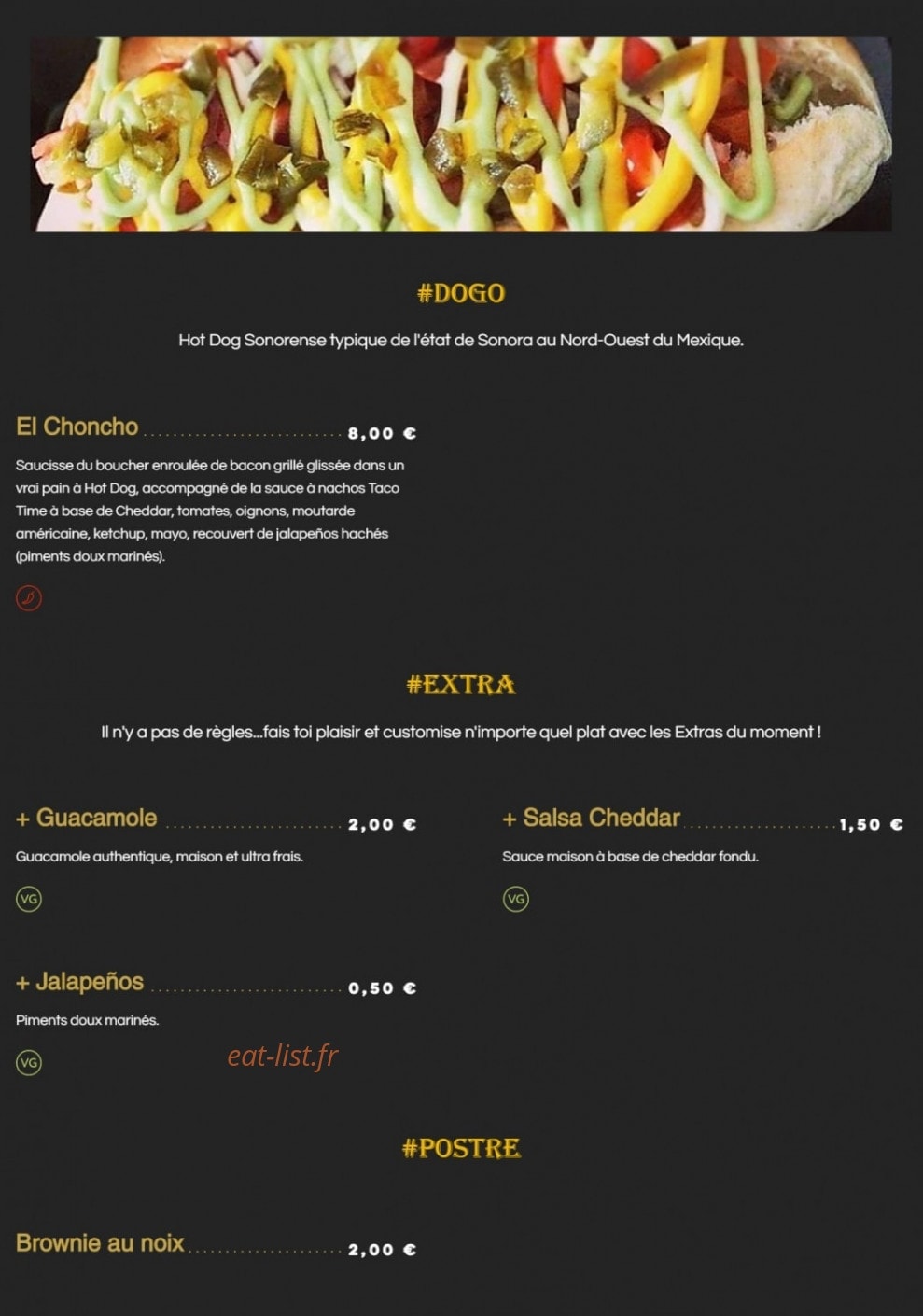 Taco Time — carte page 4