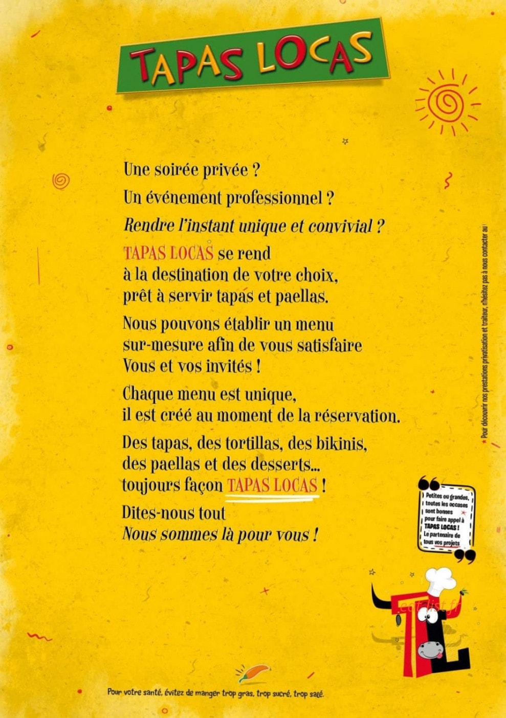 Tapas Locas — carte page 11