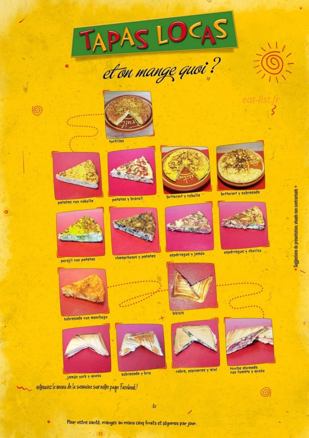 Tapas Locas — carte page 9